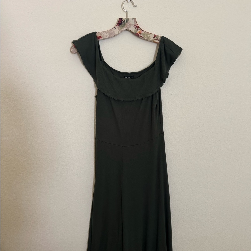Who what wear green midi dress